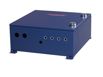 a blue nema enclosure